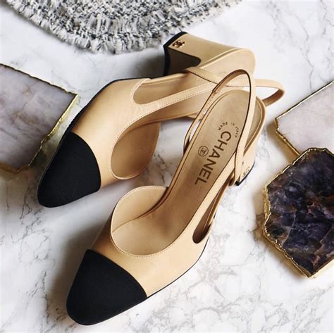 chanel classic slingback shoes